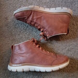 Skechers Flex Appeal 2.0 Warm Wishes Women's Sneakers SZ 9 Faux Fur Lined PREOWN